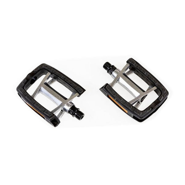 Gazelle Pedal Set - Black/Silver
