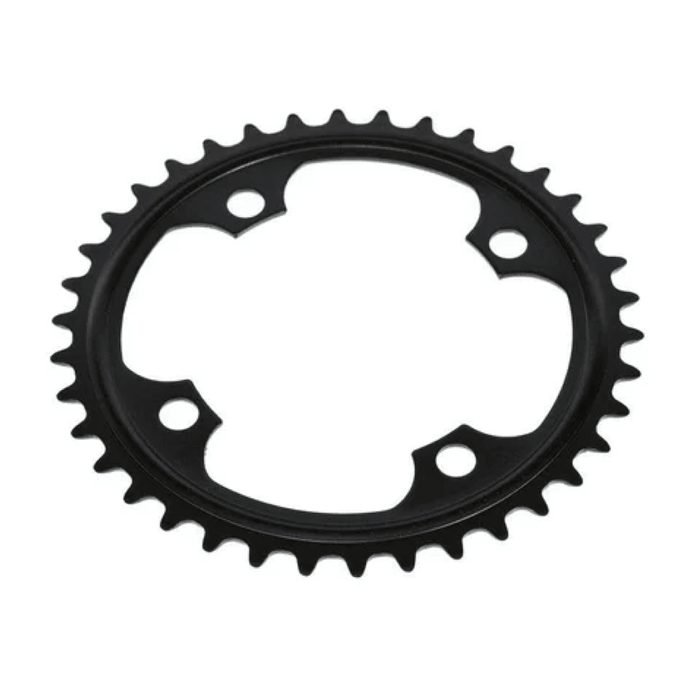 Gazelle chainring 38 tands 001 Black BCD104 FLAT - Amego Electric Vehicles