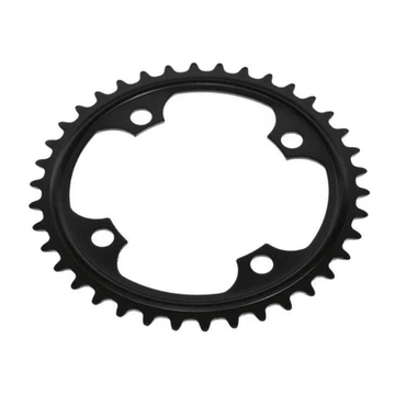Gazelle chainring 38 tands 001 Black BCD104 FLAT - Amego Electric Vehicles