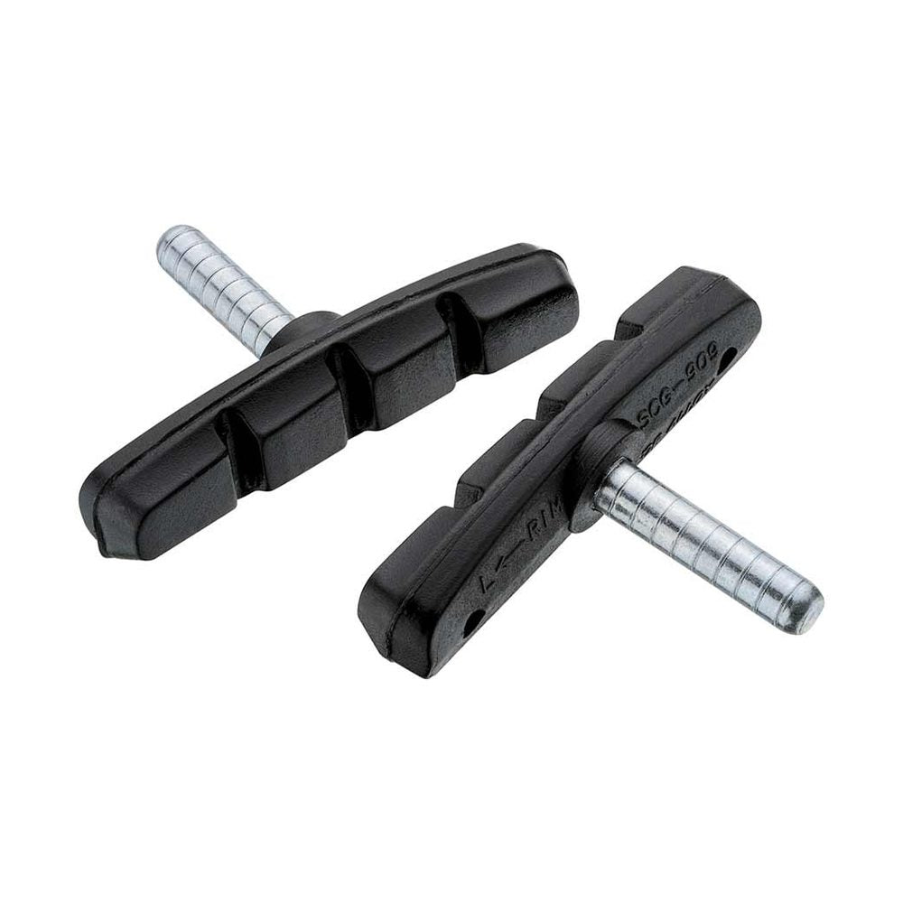 Jagwire, Mountain Sport, Cantilever brake pads, Center post, 70mm, All-Weather Aw , Black, Pair - Amego Electric Vehicles