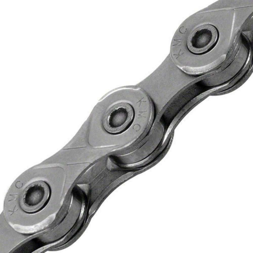 KMC Chain E10 Silver x136L, 10 speed, E-Bike Chain, Eco Proteq Coating - Amego Electric Vehicles