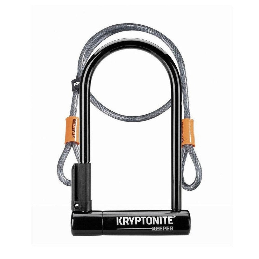 KRYPTONITE KEEPER 12 STD U-Lock w/ 4' Flex Cable - Amego Electric Vehicles