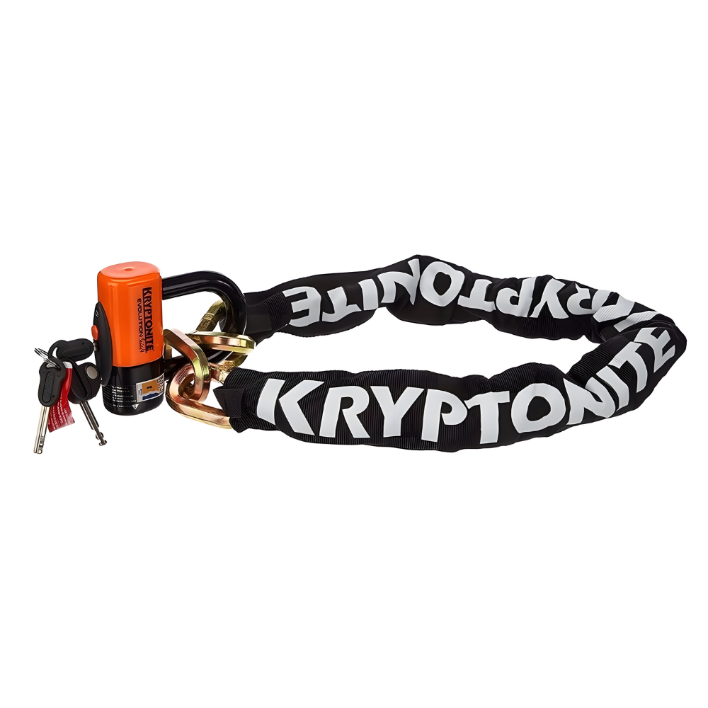 KRYPTONITE NY CHAIN W/EV SERIES 4 DISC LOCK -Amego Electric Vehicles
