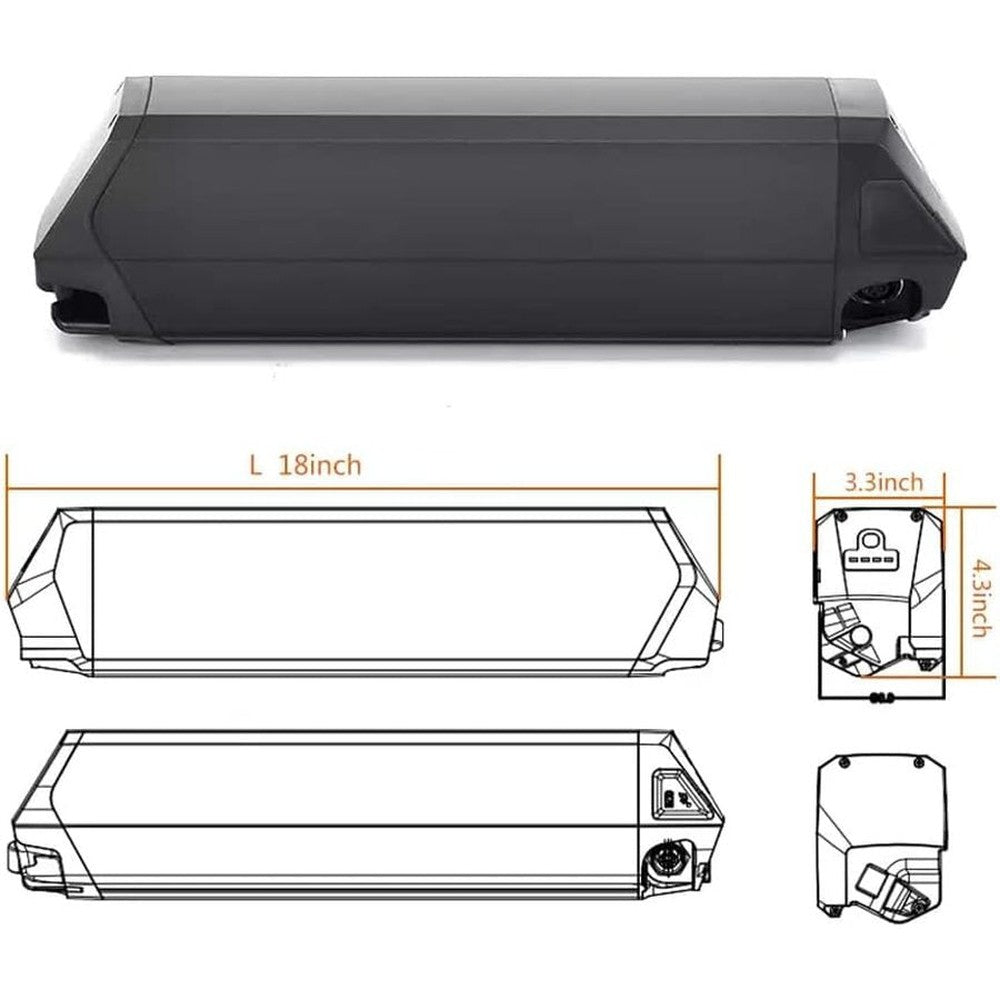 LG 48V25Ah 1200Wh Battery Reention Dorado NCM, ET Cycle & Others- Amego Electric Vehicles