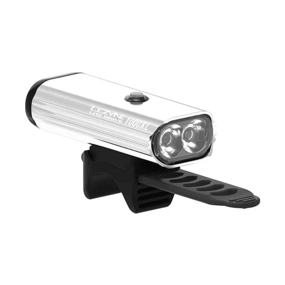 Lezyne Lite Drive 1000XL Front Light Silver - Amego Electric Vehicles