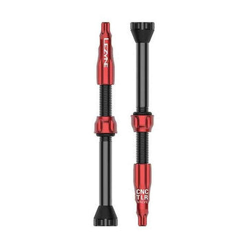 Lezyne, TLR, Tubeless Valve, Presta, 60mm, Red - Amego Electric Vehicles