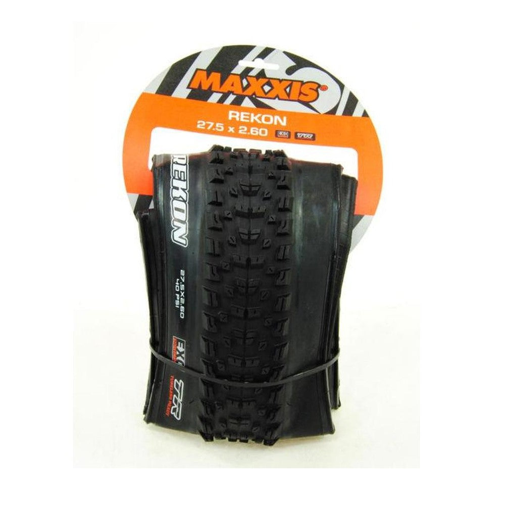 Maxxis, Rekon, 27.5x2.60, Folding, 3C Maxx Terra, Tubeless Ready, EX, 120TPI, 35PSI, Black - Amego Electric Vehicles