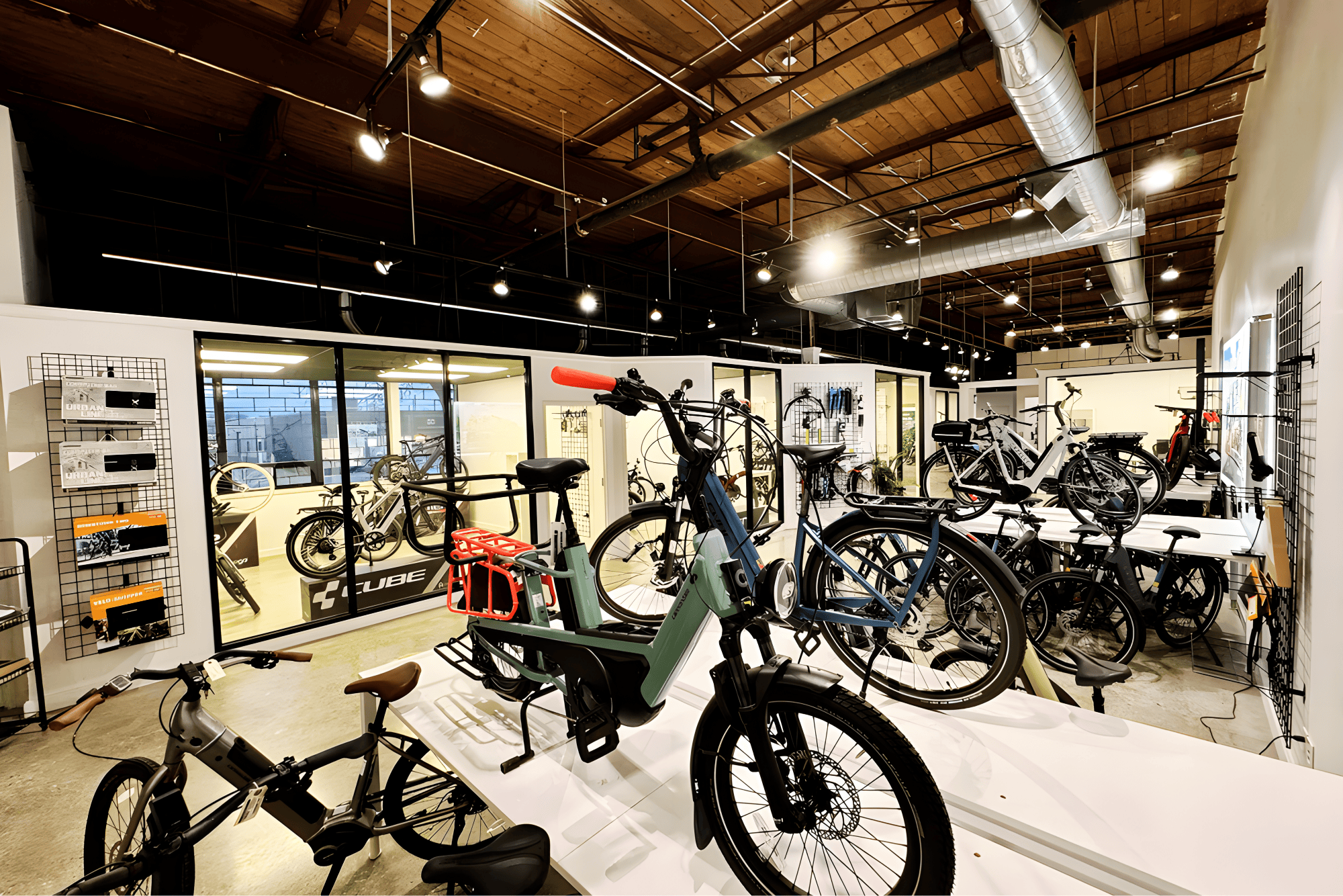 Amego Electric Vehicles Midtown Toronto showroom at 87 Wingold Ave