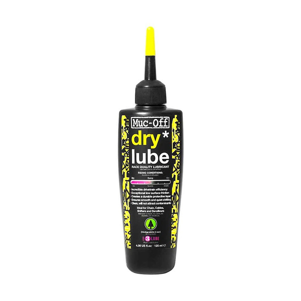 Muc-Off, Dry, Lubricant, 120ml, 966CA FR/ENG - Amego Electric Vehicles