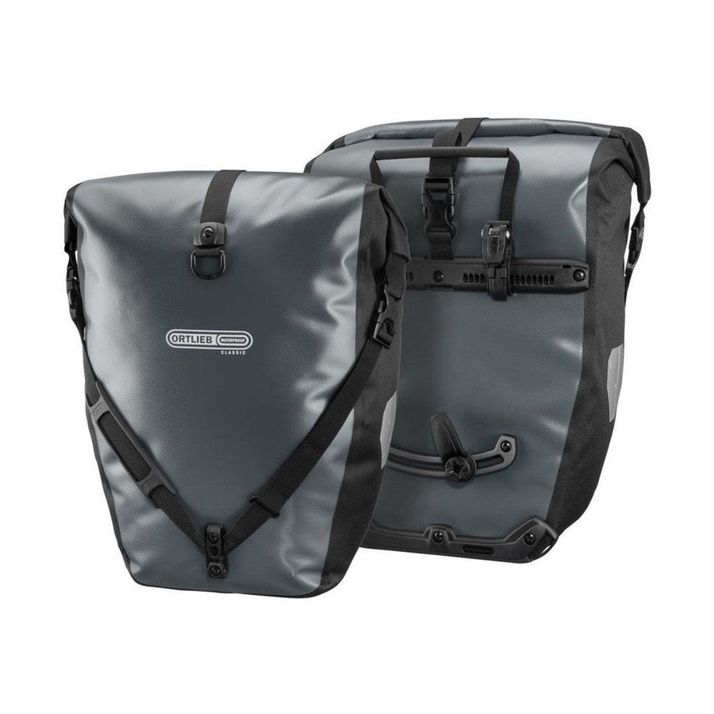 ORTLIEB PANNIER TOURING BACK ROLLER CLASSIC QL2.1 ASPHALT/BLACK 40L - Amego Electric Vehicles