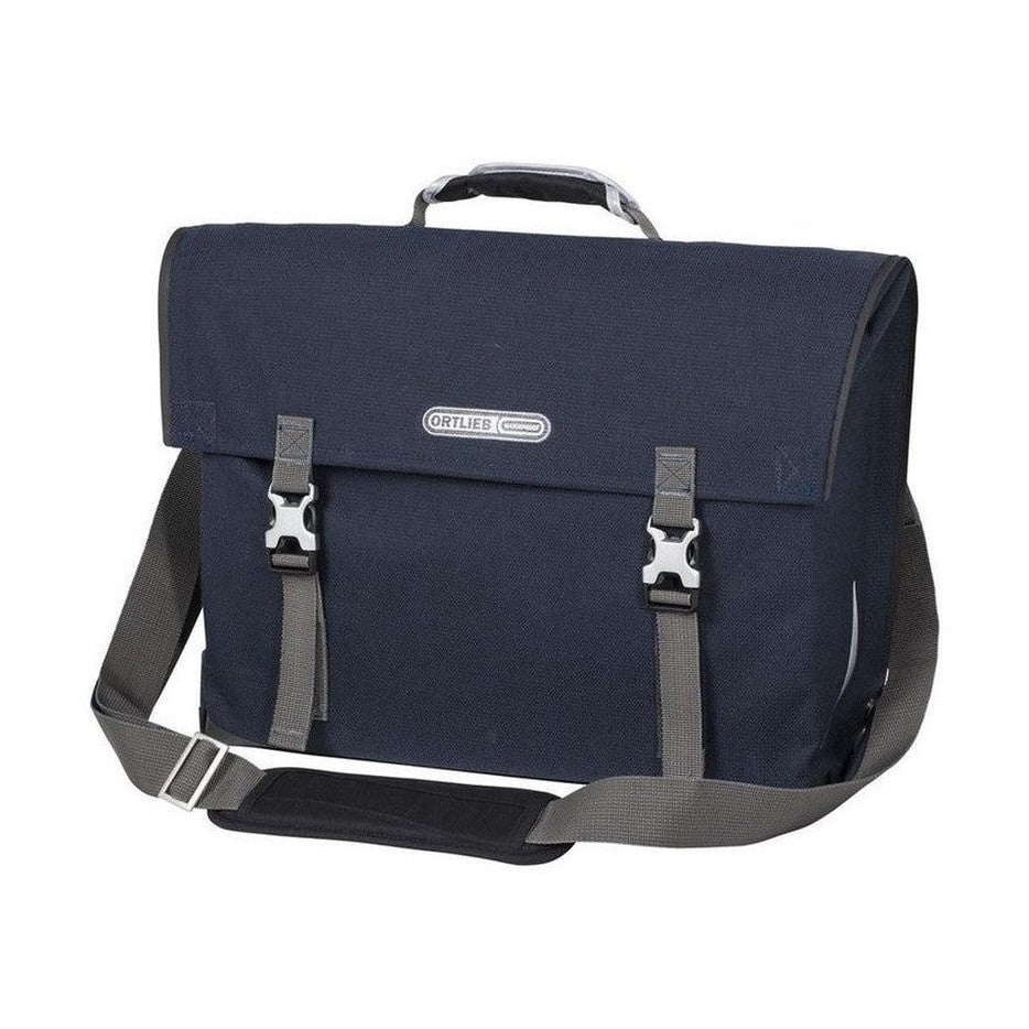 ORTLIEB PANNIER URBAN COMMUTER PVC FREE QL3.1 INK 14L - Amego Electric Vehicles