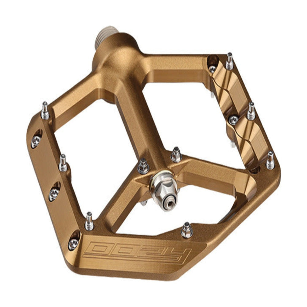 SPANK OOZY FLAT PEDALS BRONZE - Amego Electric Vehicles