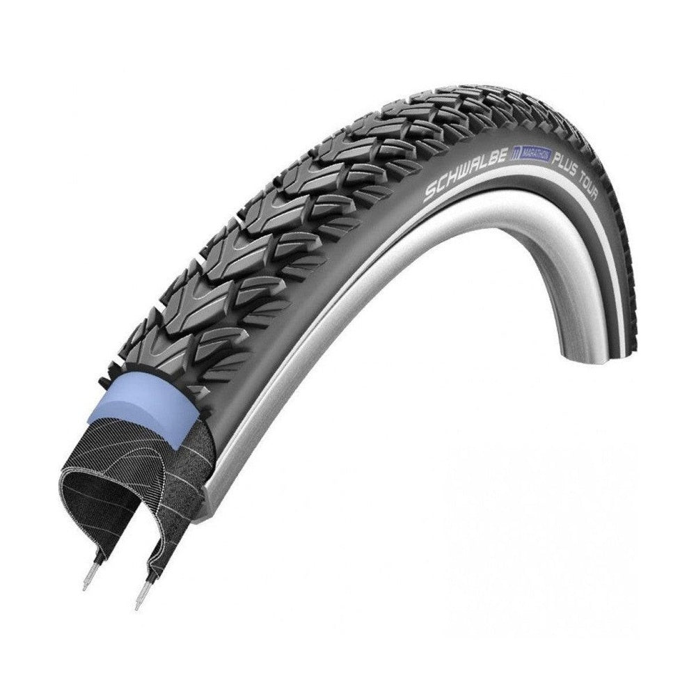 Schwalbe Marathon Plus Tire 26 x 1.75W, SWB Black - Amego Electric Vehicles