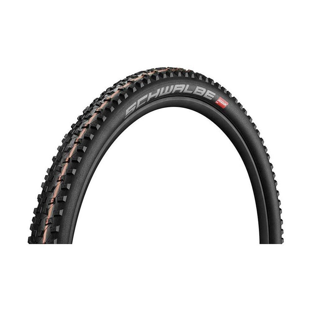 Schwalbe, Rocket Ron Addix, Tire, 29''x2.25, Folding, Tubeless Ready, Addix Performance, TwinSkin, 67TPI, Black - Amego Electric Vehicles