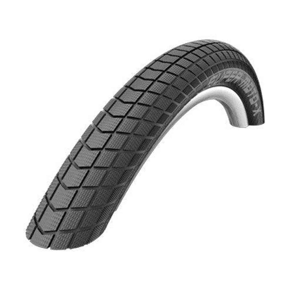 Schwalbe, Super Mt-X, Tire, 27.5'', 2.40, Wire, Cmpund: Dual, Tech: GreeOnGuard, SnakeSkin, TPI: 67, PSI: 30-55, 1125g, Black - Amego Electric Vehicles