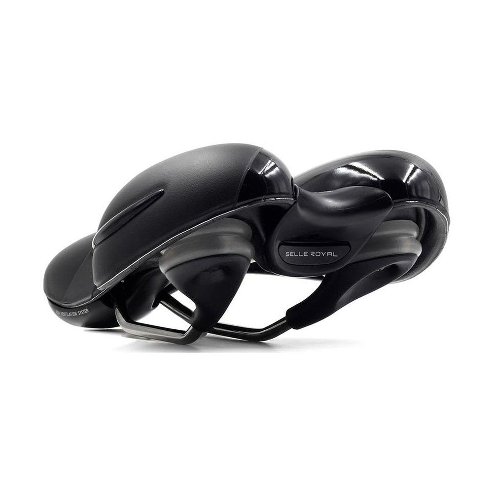 Selle Royal, Respiro Moderate, Saddle, 282 x 182mm, Unisex, 496g, Black - Amego Electric Vehicles