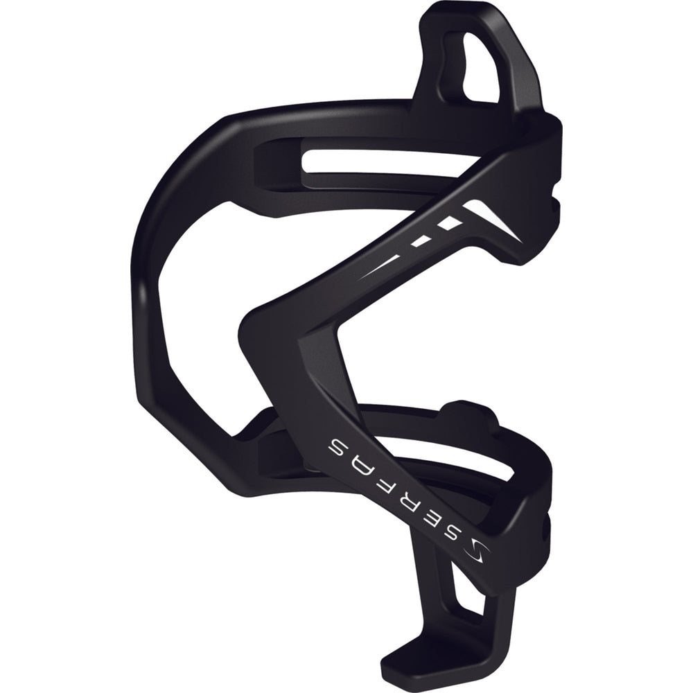 Serfas Switch Hitter Cage Matte Black Lightweight Nylon Composite Road and MTB Compatible - Amego Electric Vehicles