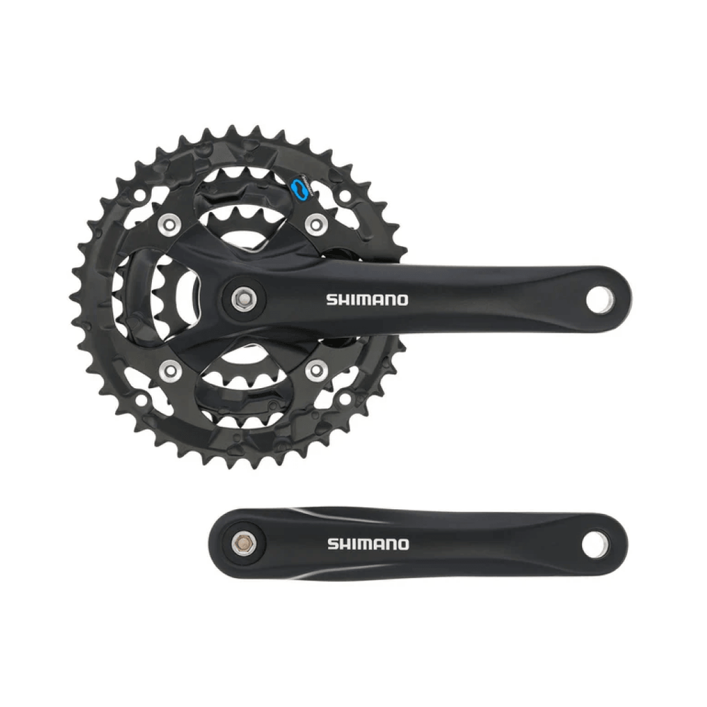 Shimano, Acera FC-M361, Crank Chainring Right side only 170mm, 28/38/48T AFCM361C888XL, Black Elevate / NCM - Amego Electric Vehicles