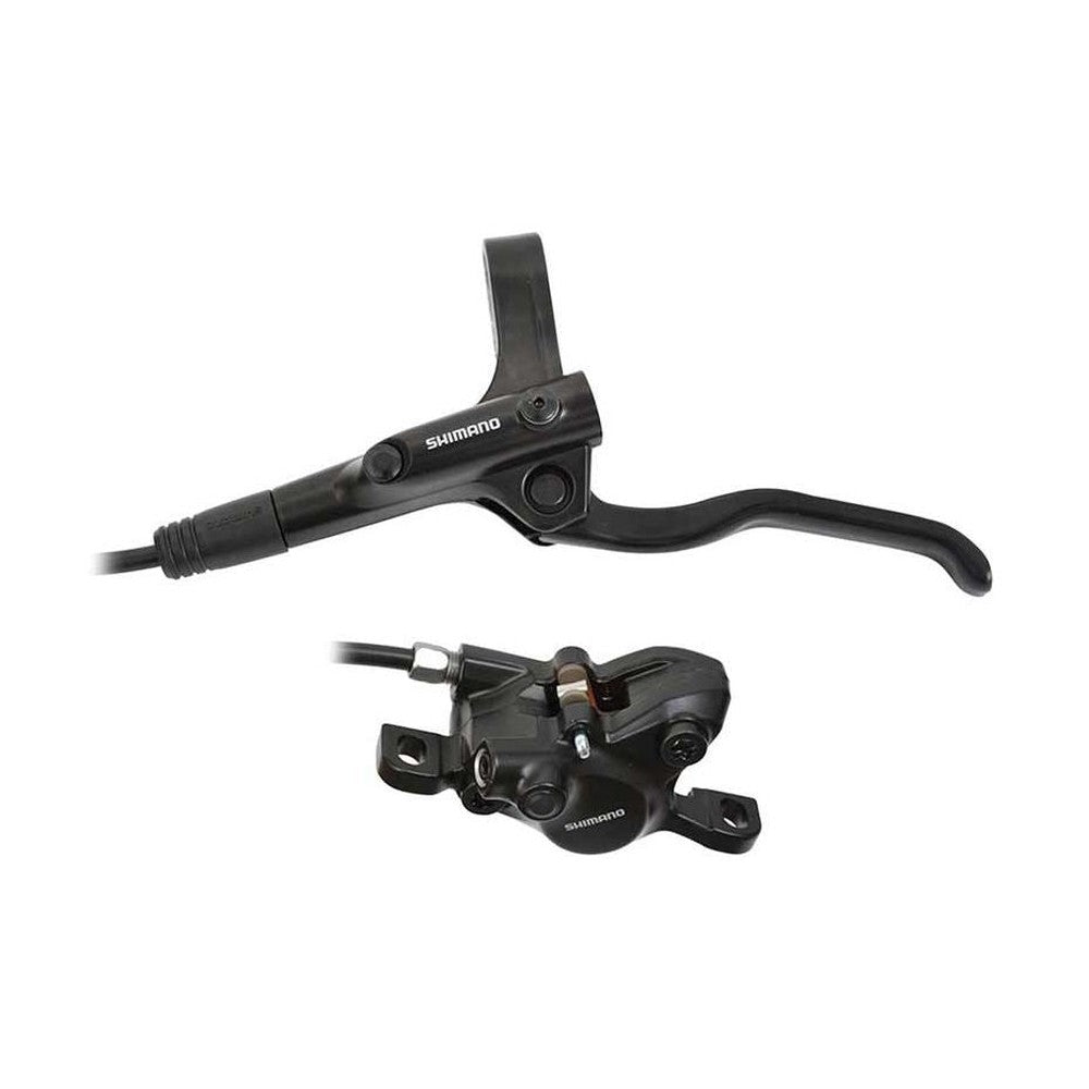 Shimano, BL/BR-MT200, MTB Hydraulic Disc Brake, Front, Post mount, Black, Set - Amego Electric Vehicles
