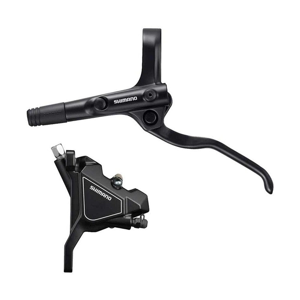 Shimano, BL-MT200/BR-UR300, MTB Hydraulic Disc Brake, Front, Flat mount, Black, Set - Amego Electric Vehicles