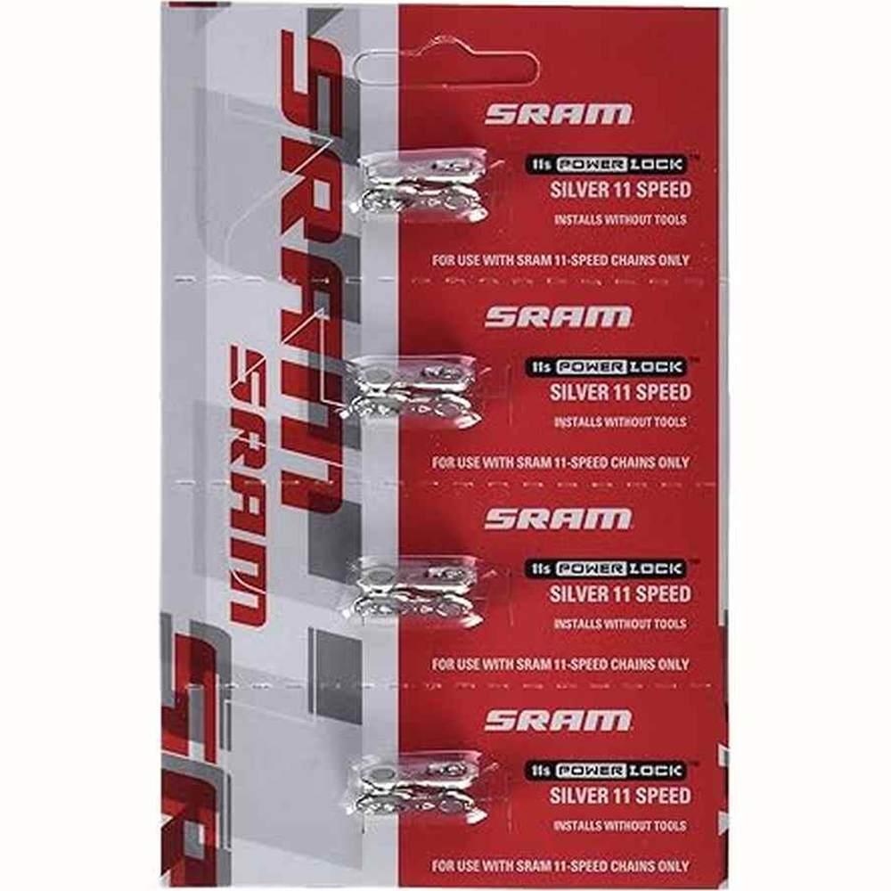 Sram, Powerlock, 11sp chain cnnectr, Silver, Card f 4 - Amego Electric Vehicles