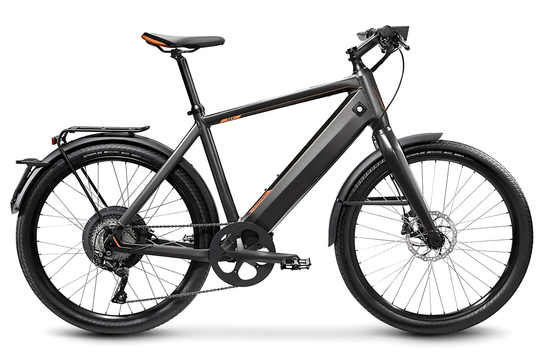 Stromer ST1X Charcoal 20" Refurbished 618WH 1500kms WO 12880 - Amego Electric Vehicles