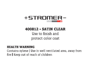 Stromer - Touch-up Paint Satin Clear Coat All - Amego Electric Vehicles