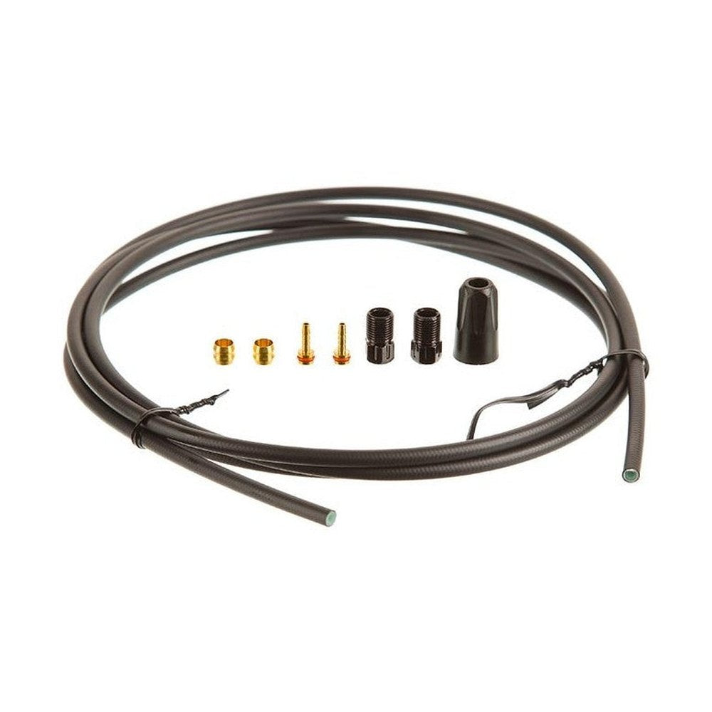 Tektro, Connecting Bolt Hose Kit, 5.5mm, 2500mm, Black, Kit - Amego Electric Vehicles