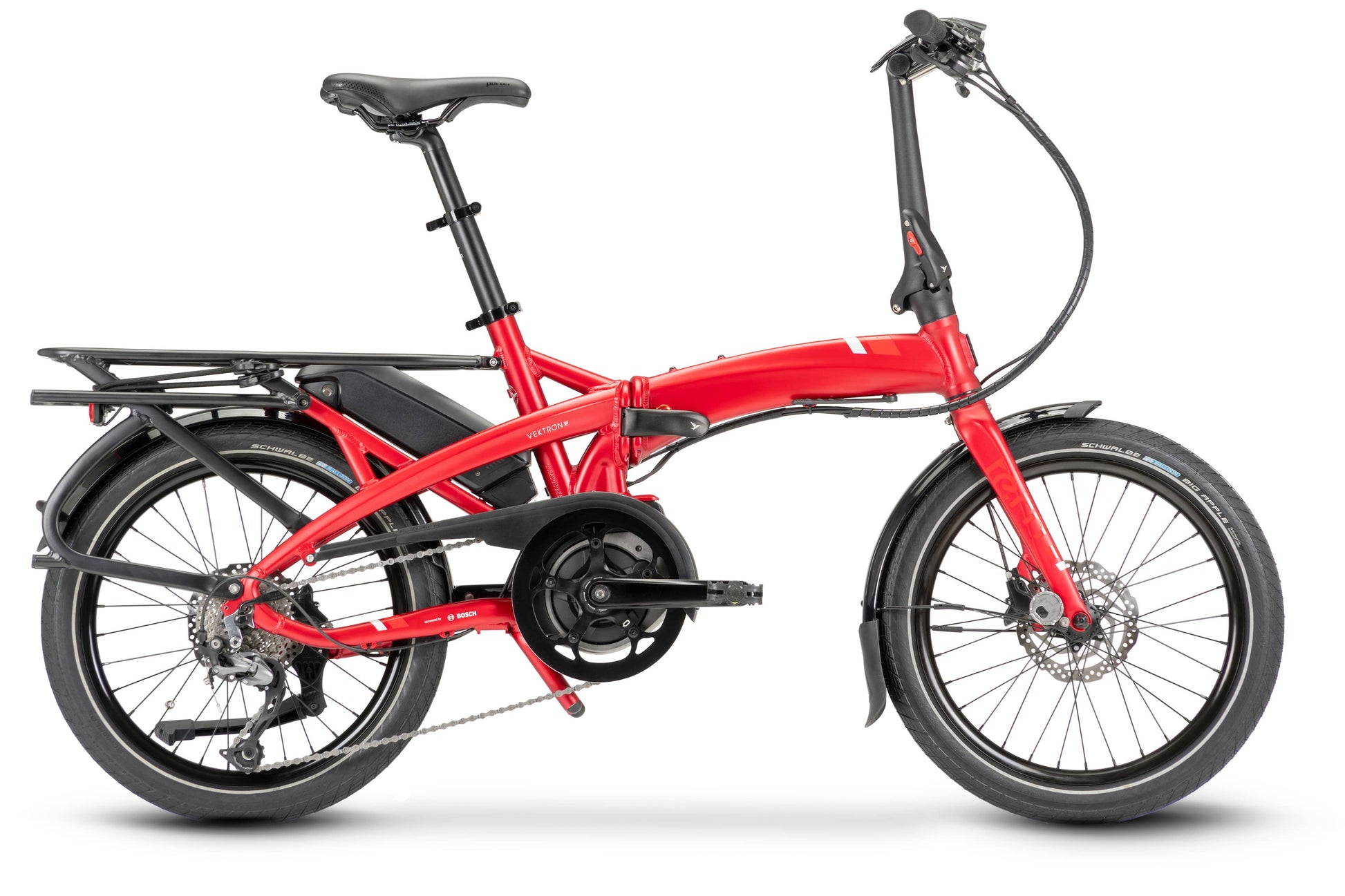 Tern Vektron Q9 Satin Red 400Wh - Amego Electric Vehicles