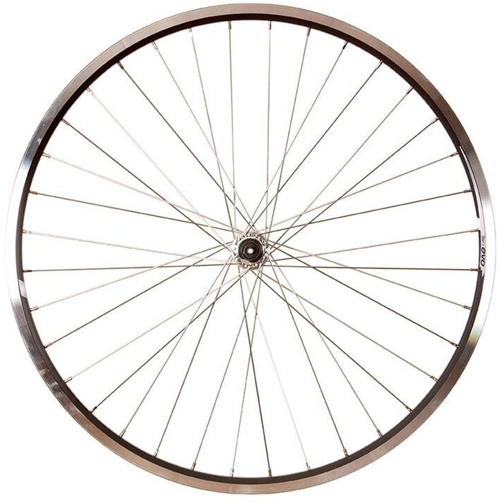 The Rim 27.5 Double Wall Rear Casette Hub Wheel Black/Steel Spokes - Amego Electric Vehicles