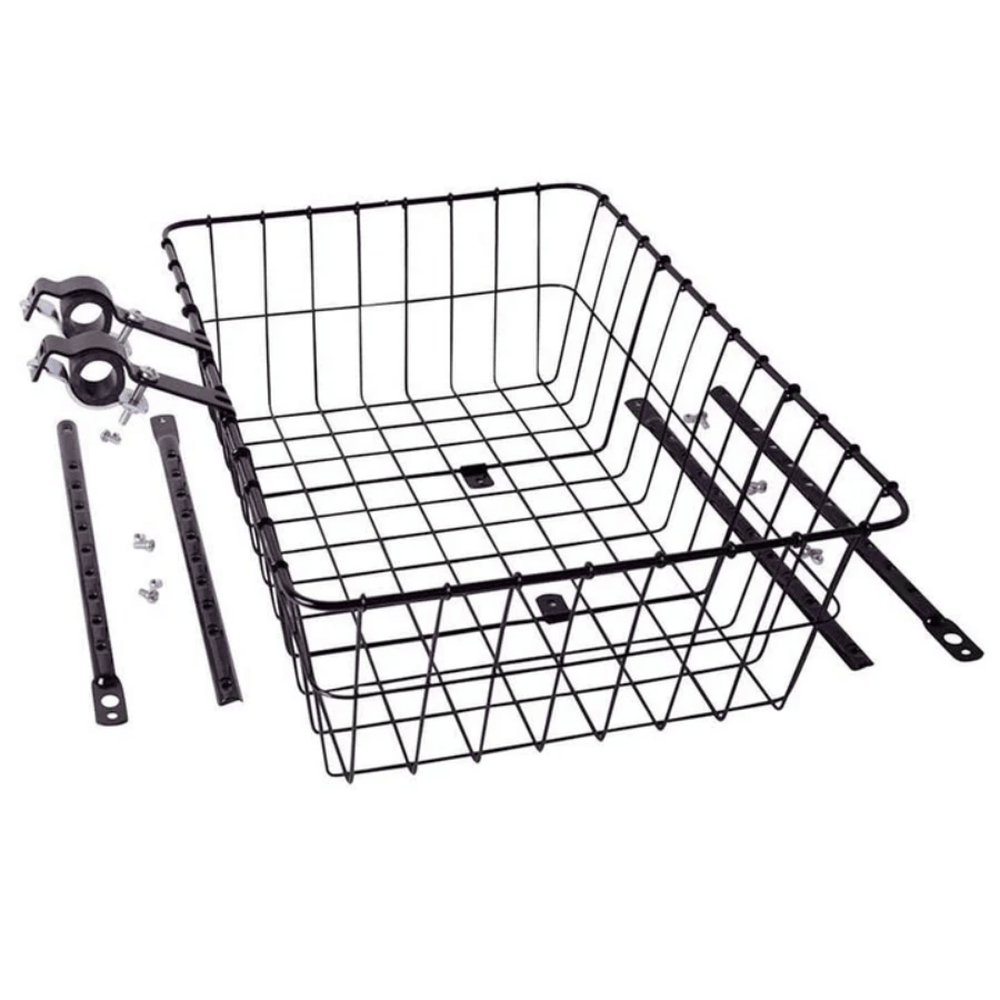 WALD Standard Large Gloss Black - with 2-piece handlebar clamps 31.8" - Amego Electric Vehicles