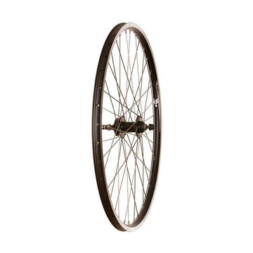 Wheel Shop Evo Tour 19 Black Front Wheel 27.5'' 36 Holes 100mm Rim and Disc IS 6-bolt - Amego Electric Vehicles