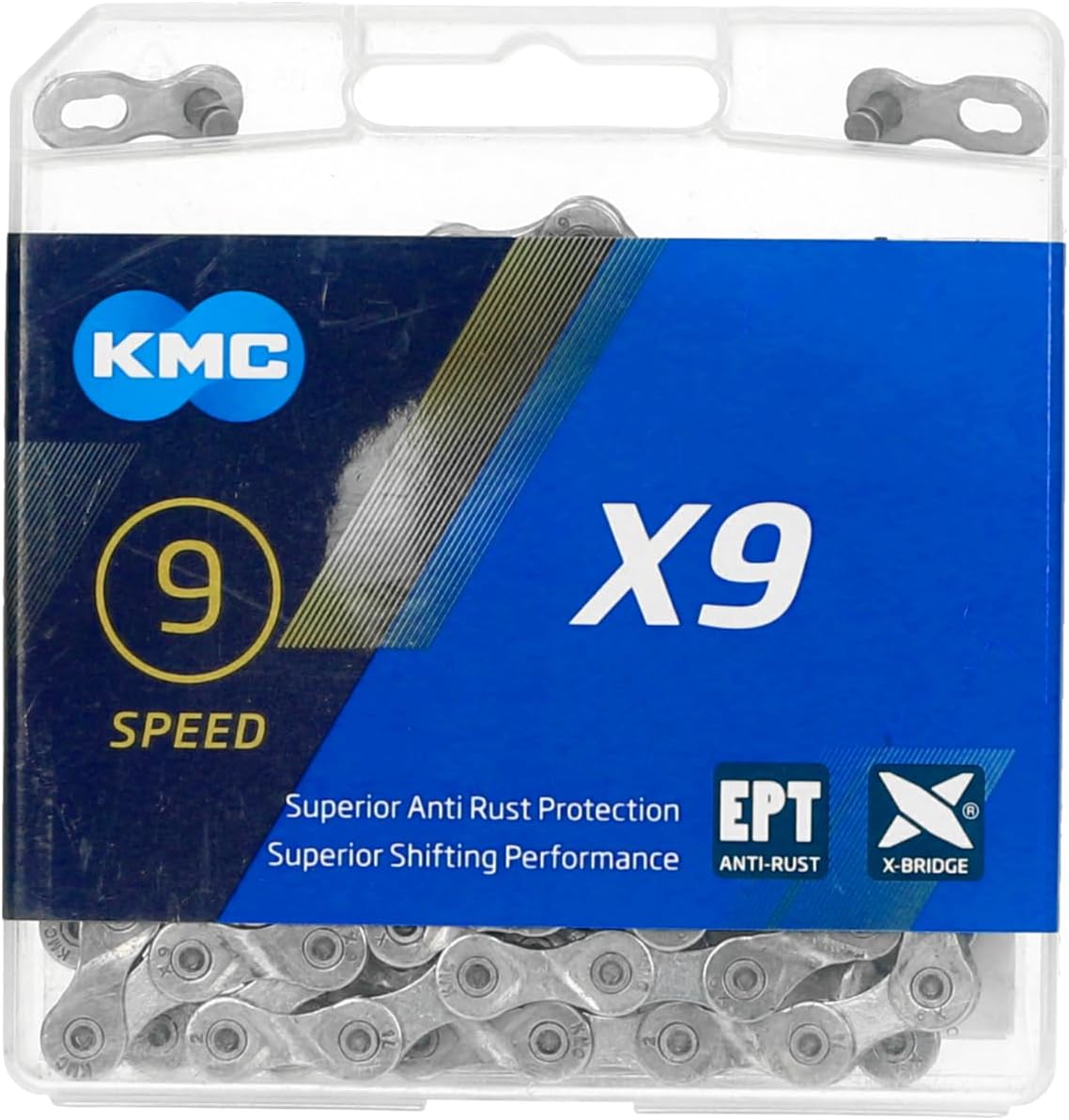 KMC, X9 EPT, Chain, 9sp., 116 links - Amego Electric Vehicles