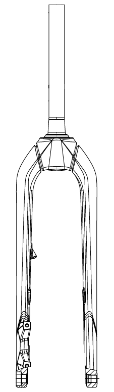 Stromer  Fork RF9RD Graphite (round) ST5