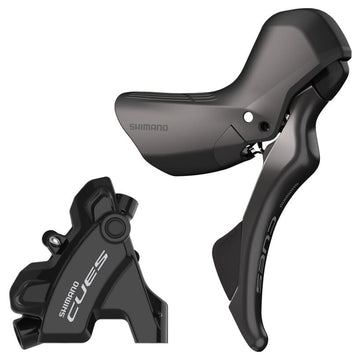 Shimano DISC BRAKE ASSEMBLED SET/J-kit DIRECT, CUES, ST-U6030 (R), BR-U6030 (R), FOR 25MM MNT RESIN PAD (W/O FIN), SL INNER 2200MM, SM-BH59 1700MM, OT-SP41 600/300MM