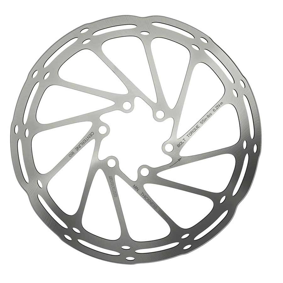 SRAM, Centerline Rounded, Disc brake rotor, ISO 6B, 180mm - Amego Electric Vehicles
