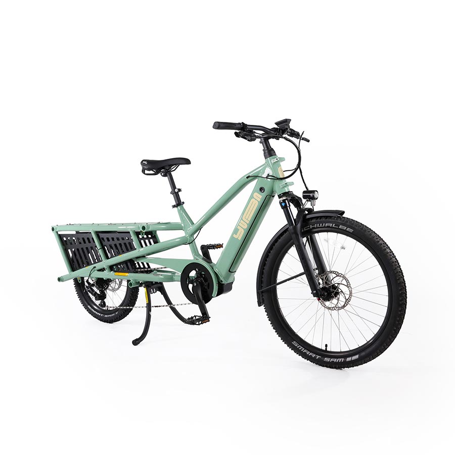Yuba Spicy Curry Plus Cargo eBike - Electric Family Bike with Long Range Battery