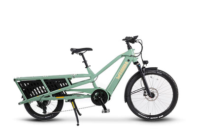 Yuba Spicy Curry Plus Cargo eBike - Electric Family Bike with Long Range Battery