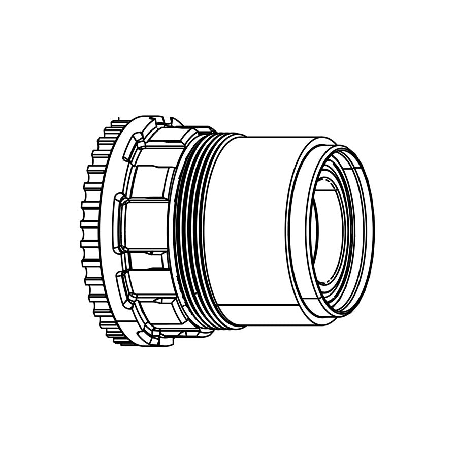 Zipp, Cognition Disc Brake Freehub Kit, Freehub Body, SRAM XD-R, 11/12