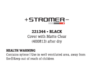 Stromer - Touch up Paint Black ST1 & ST2 Black (K720T) Cover with Matte Clear (400813)