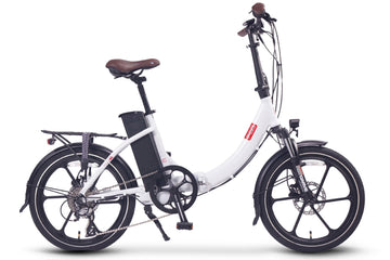 NCM FOO F1 Folding Bike White No Battery DEMO 60kms  WO17547