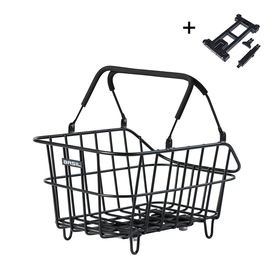 BASIL Cento Aluminium Rear Basket MIK