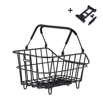 BASIL Cento Aluminium Rear Basket MIK