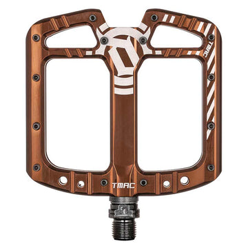 Deity, TMAC, Platform Pedals, Body: Aluminum, Spindle: Cr-Mo, 9/16'', Bronze, Pair - Amego Electric Vehicles