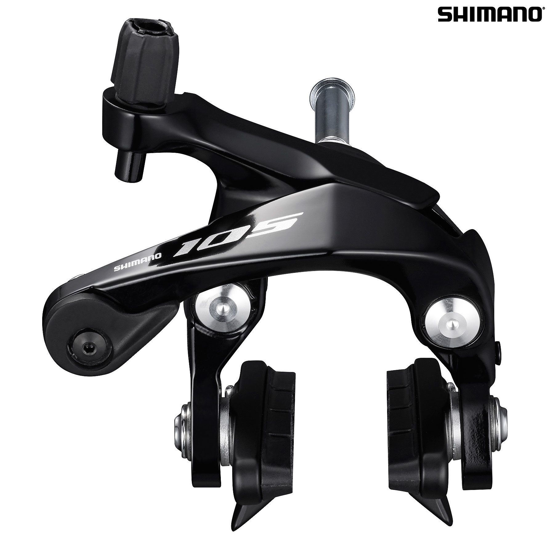 Shimano, 105 BR-R7000, Caliper Brake, Front, Reach: 39-51mm, 190g, Black, IBRR7000AF82XL