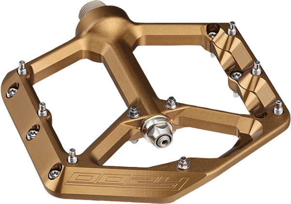 SPANK OOZY FLAT PEDALS BRONZE - Amego Electric Vehicles