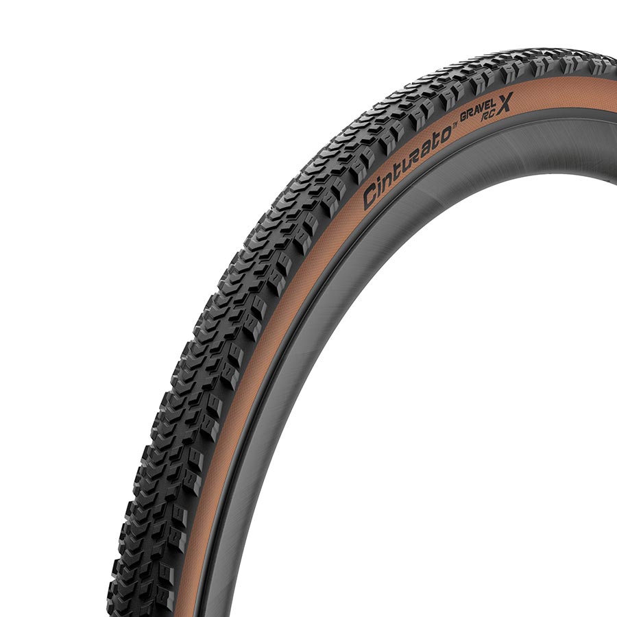 Pirelli, Cinturato Gravel RC X, Gravel Tire, 700x40C, Folding, Tubeless Ready, SpeedGrip, TechWALL, 60TPI, Tanwall - Amego Electric Vehicles