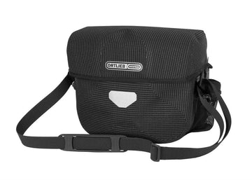 ORTLIEB HANDLEBAR BAG ULTIMATE6 M HIGH VISIBILITY BLACK REFLECTIVE 7L