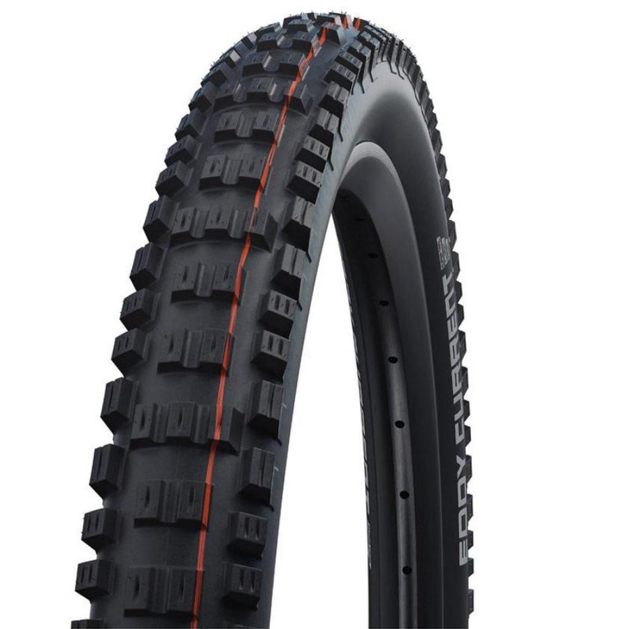 Schwalbe Eddy Current E-Bike Front Tire, 29 x 2.60 (65-622), Black, Super Trail, Tubeless Easy, Addix Soft, Folding