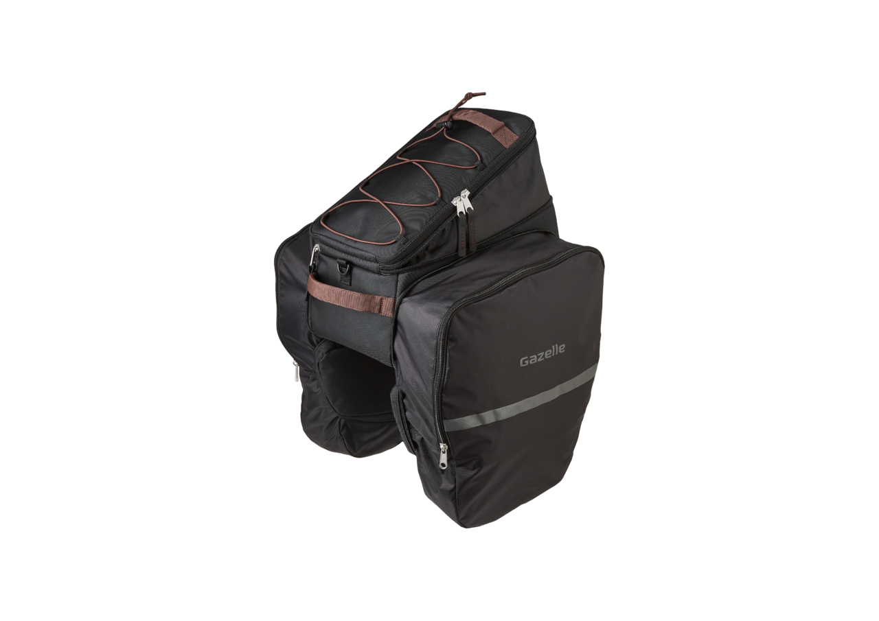 Gazelle Carrier Bag - Black/Brown, 31L